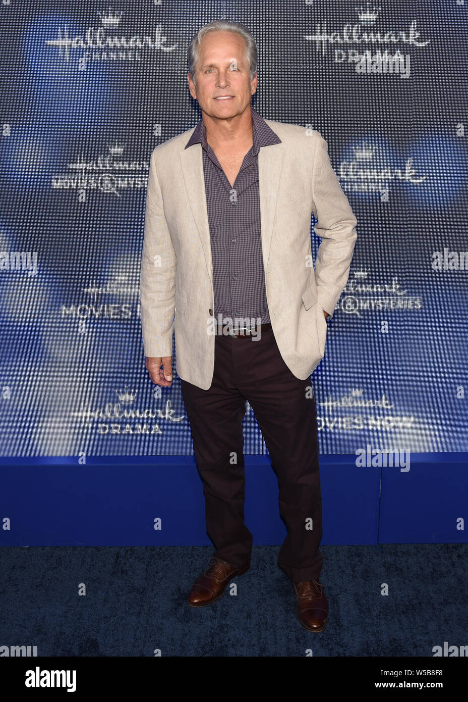 Los Angeles, USA. 26 juillet, 2019. Gregory Harrison participe à The Hallmark Channel et marque les films & Mystères de l'été 2019 à TCA Résidence privée, Los Angeles, Californie le 26 juillet 2019. Crédit : l'accès Photo/Alamy Live News Banque D'Images