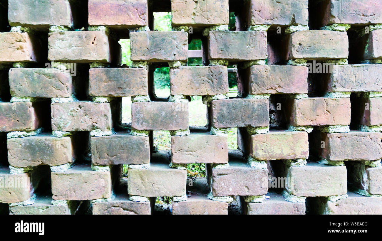 Mur de briques Banque D'Images