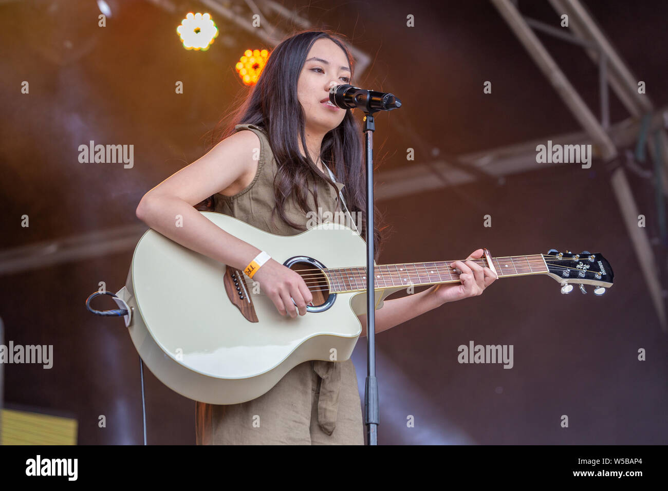 Walton-on-Thames, Dimanche 21 Juillet, 2019. Le Barrio Fiesta London est le plus grand d'Europe la France festival philippine qui est dans sa 35e année. Banque D'Images