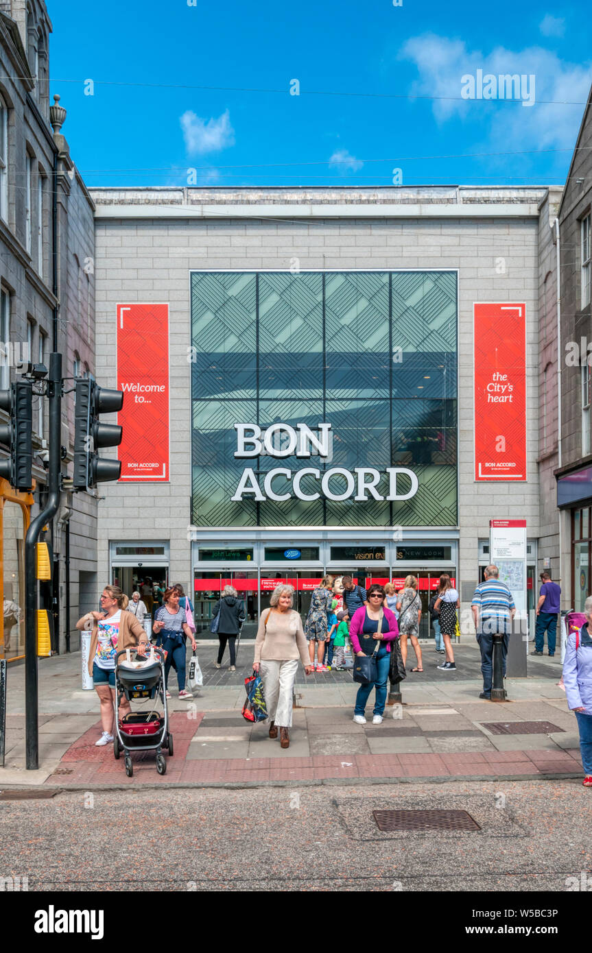 Bon Accord Centre commercial d'Aberdeen, en Écosse. Banque D'Images