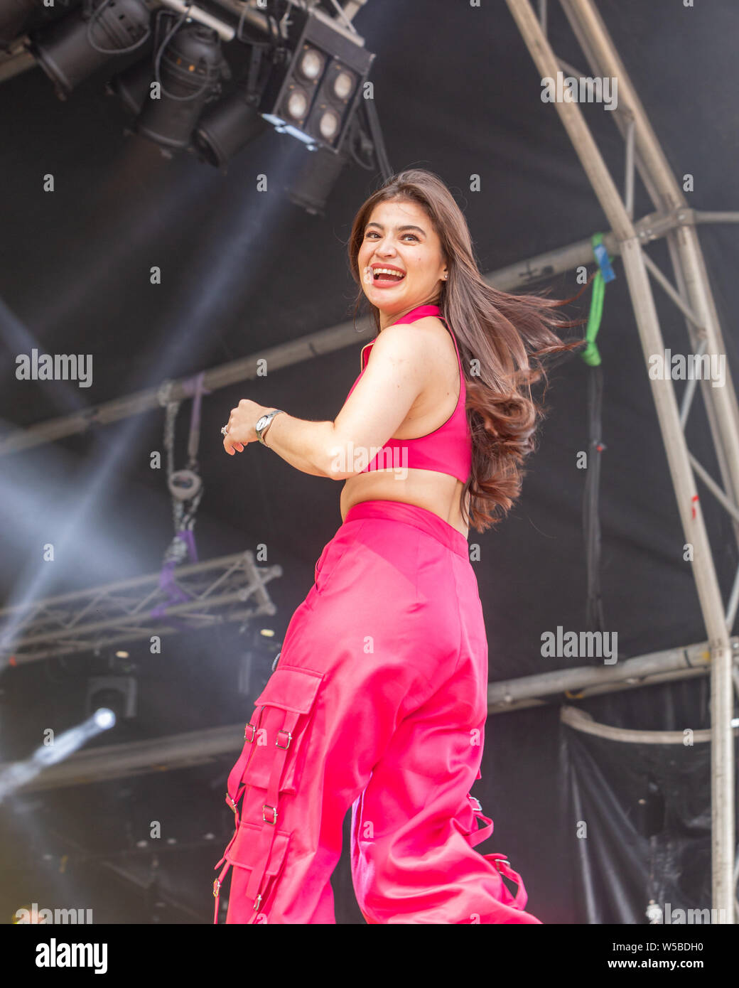 Walton-on-Thames, Dimanche 21 Juillet, 2019. Le Barrio Fiesta London est le plus grand d'Europe la France festival philippine qui est dans sa 35e année. Banque D'Images