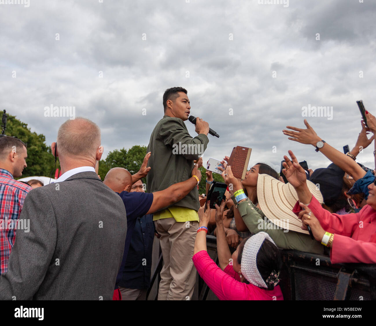 Walton-on-Thames, Dimanche 21 Juillet, 2019. Le Barrio Fiesta London est le plus grand d'Europe la France festival philippine qui est dans sa 35e année. Banque D'Images