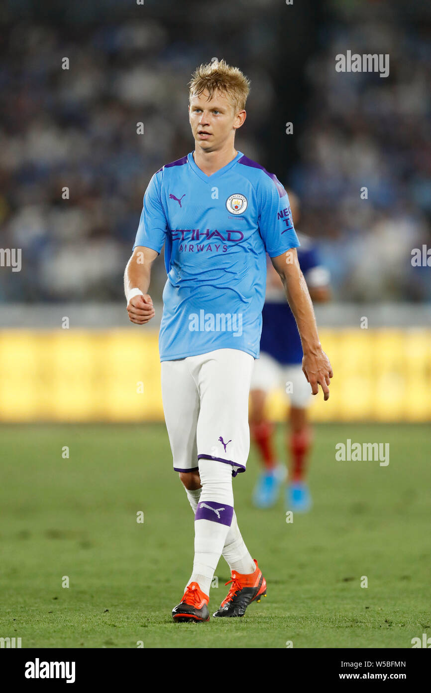 Kanagawa, Japon. 27 juillet, 2019. Oleksandr Zintchenko (Manchester City) : Football/soccer EUROJAPAN CUP 2019 match entre Yokohama F Marinos 1-3 Manchester City FC chez Nissan Stadium à Kanagawa, Japon . Credit : Naoki Morita/AFLO SPORT/Alamy Live News Banque D'Images