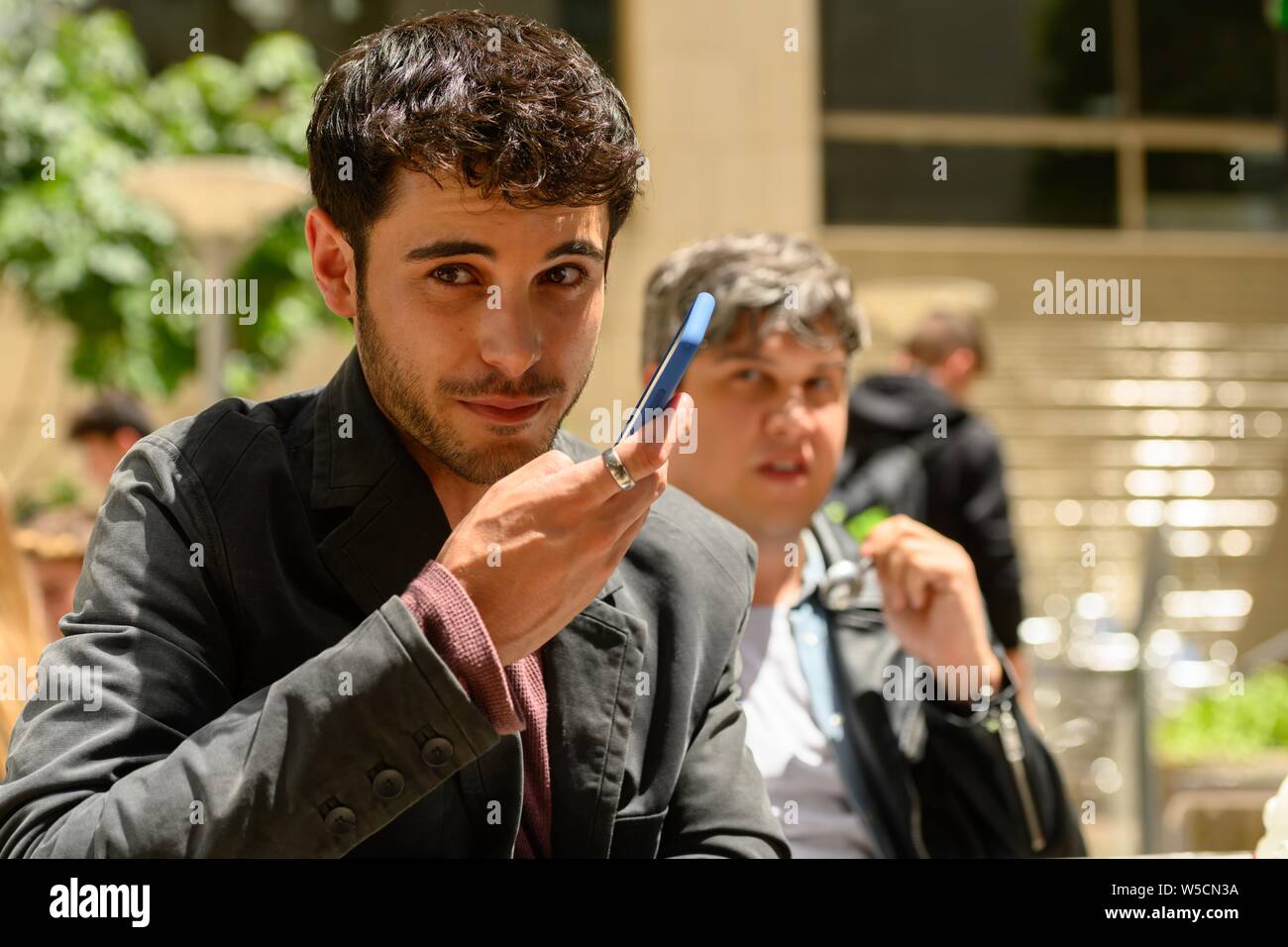 DAVID SOLANS dans MERLÍ : SAPERE AUDE (2019). Credit : MOVISTAR + / Album  Photo Stock - Alamy