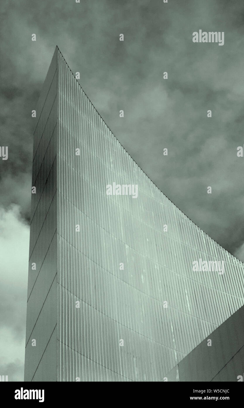 L'architecture moderne en acier Banque D'Images