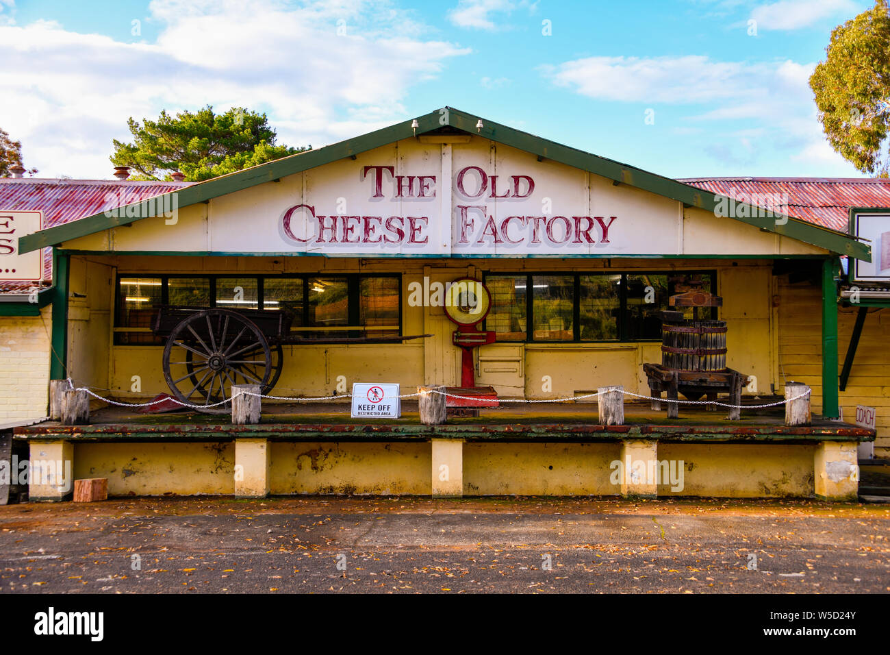 L'ancienne fromagerie Antiquités, Balingup, Australie occidentale Banque D'Images