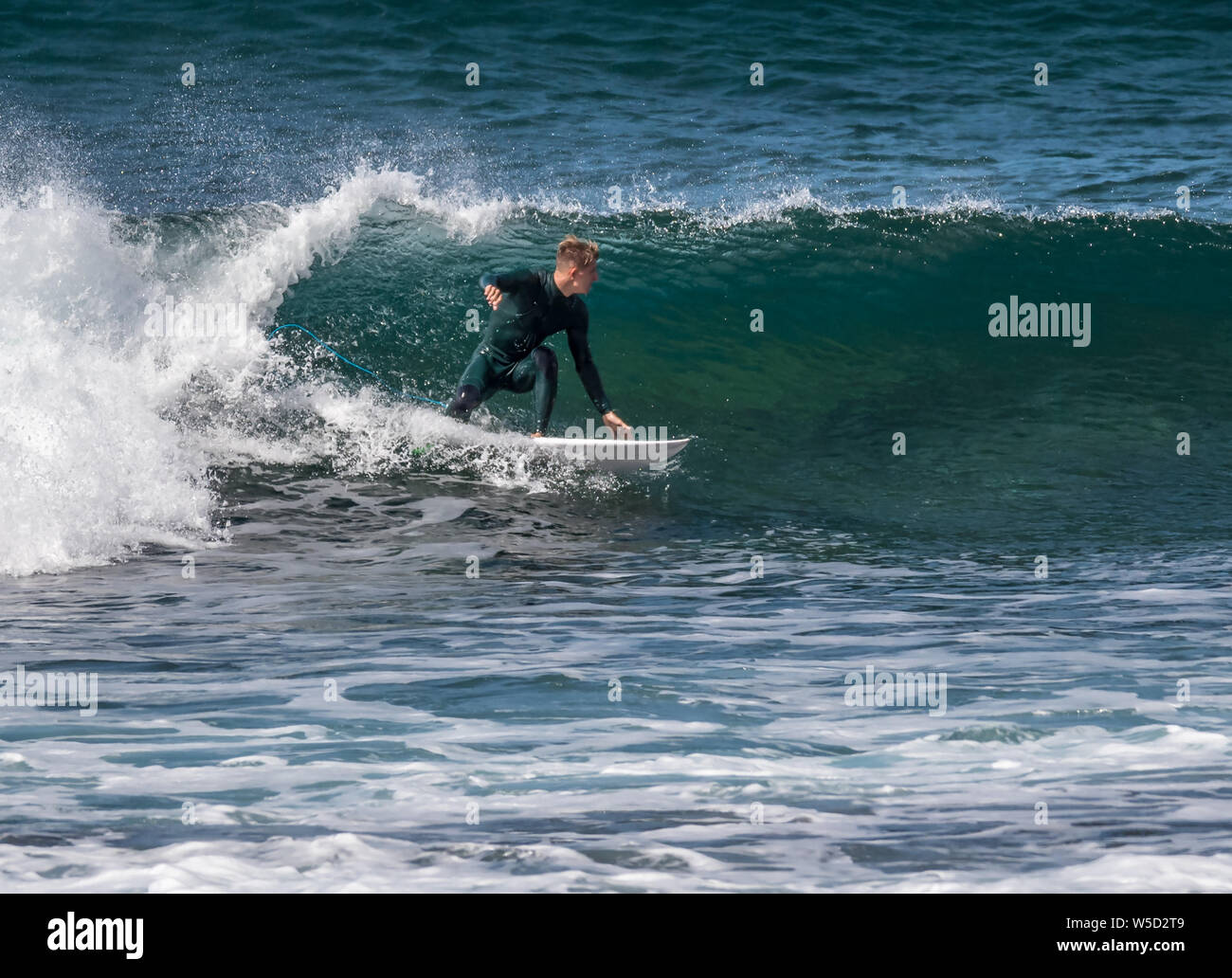 Conseil court Surf, Playa de las Americas Banque D'Images