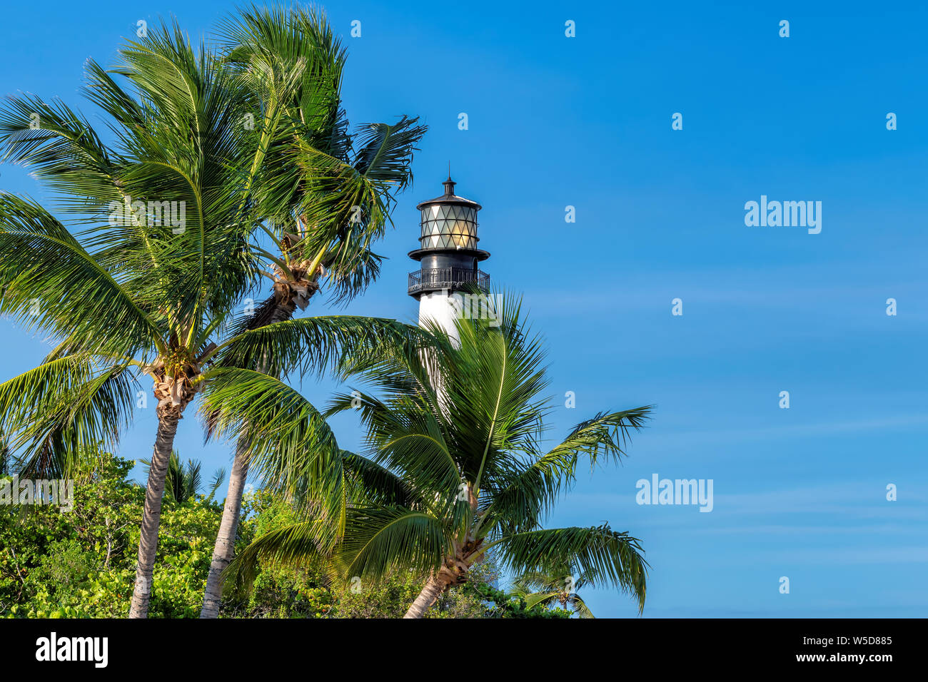 Le phare de Cape Florida Banque D'Images