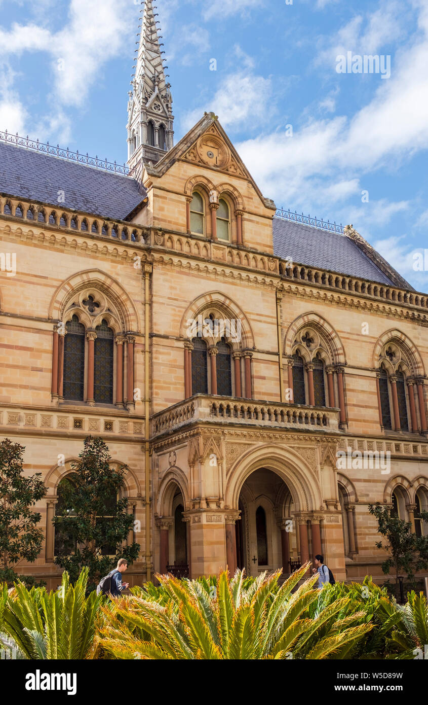 Université d'Adélaïde située sur North Terrace Adelaide, Australie méridionale, Australie Banque D'Images