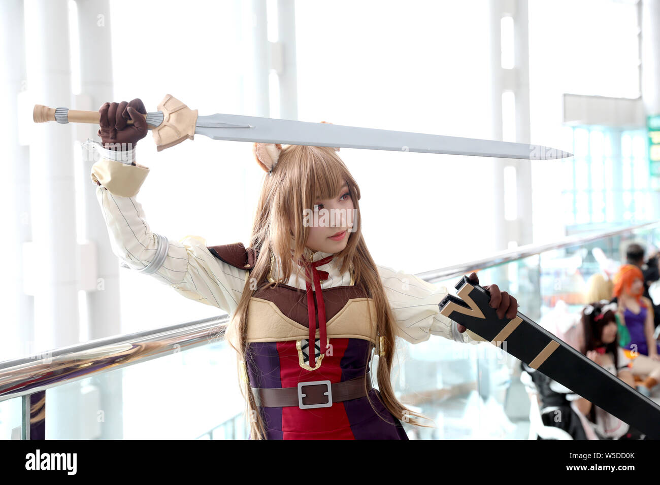 Hong Kong, Chine. 28 juillet, 2019. Cosplayeur prend part à l'Animation de Hong Kong, Chine, le 28 juillet 2019. Credit : Wu Xiaochu/Xinhua/Alamy Live News Banque D'Images