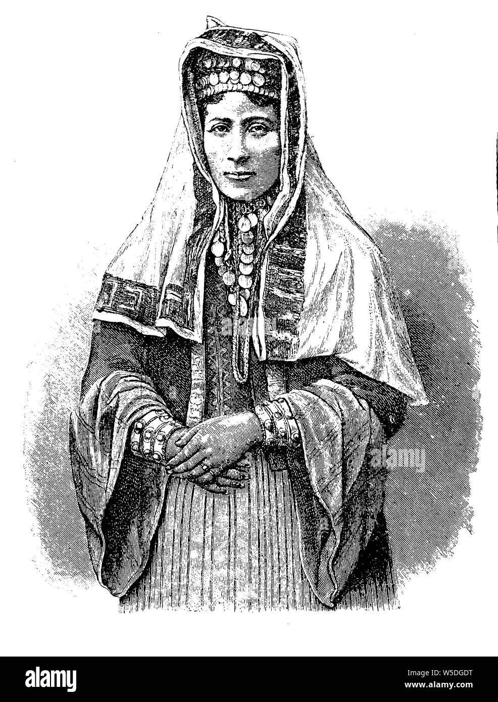 Portrait de femme kurde groupe ethnique de la famille indo-européenne Banque D'Images