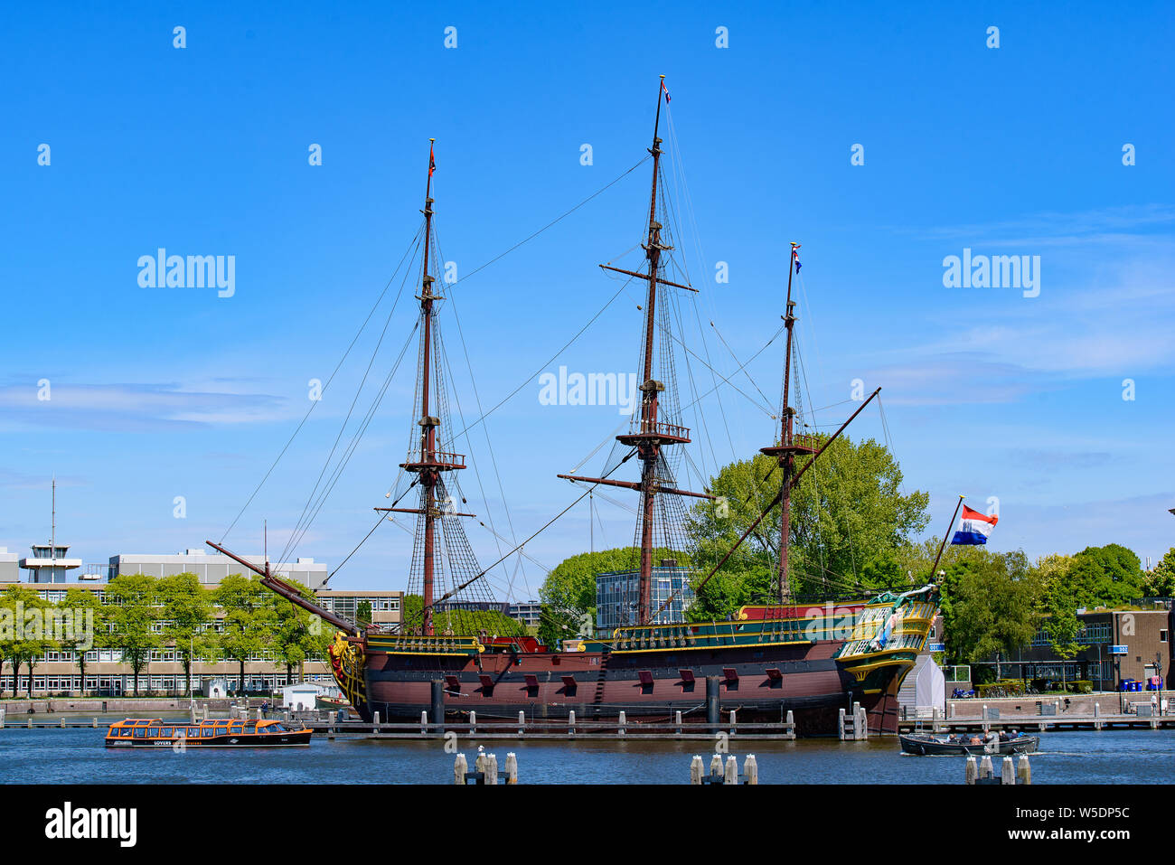 Le National Maritime Museum à Amsterdam, Pays-Bas Banque D'Images