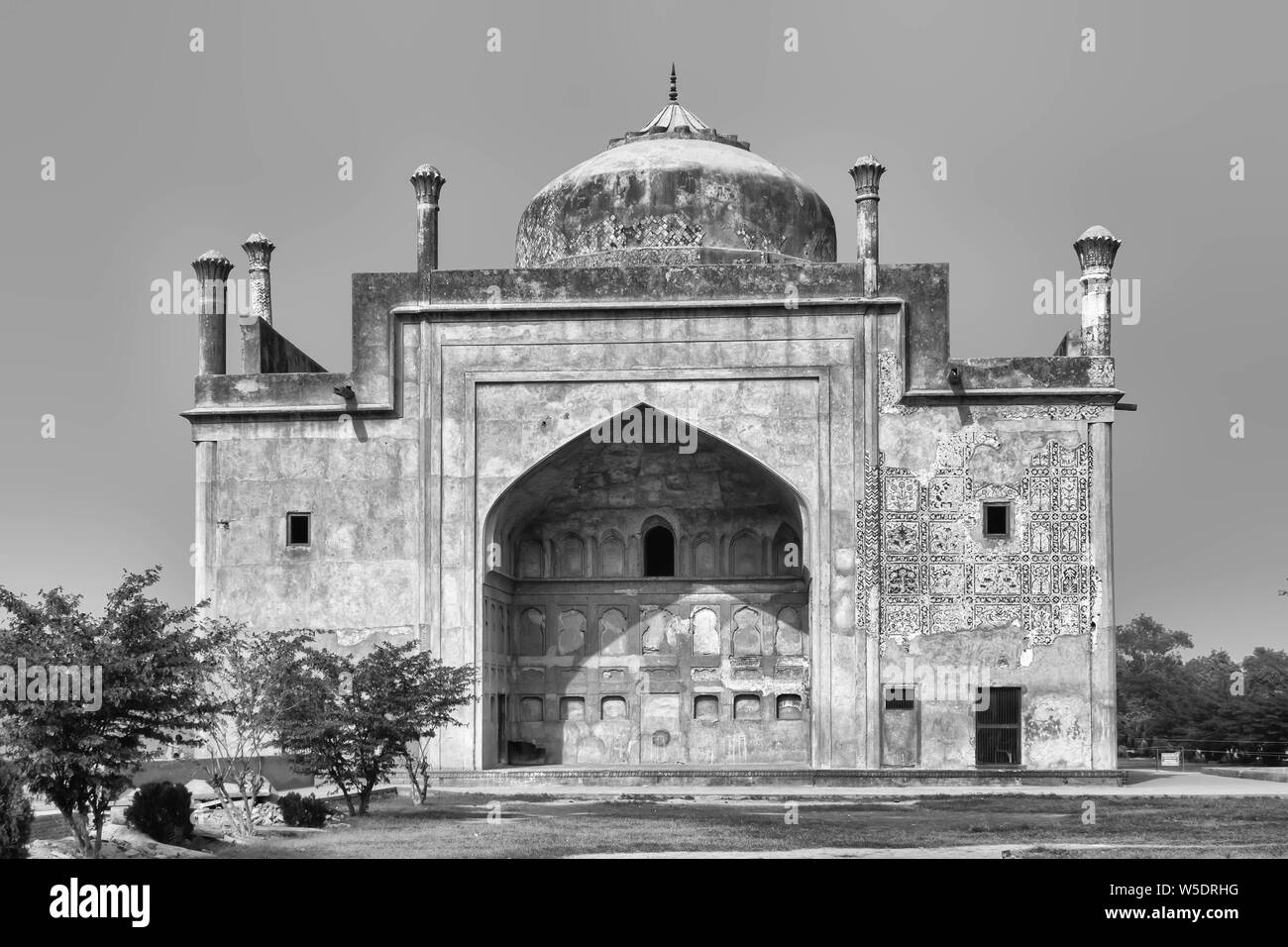Agra , Uttar Pradesh , Inde , novembre 24.2015 - vue de Chini Ka Rauza Banque D'Images