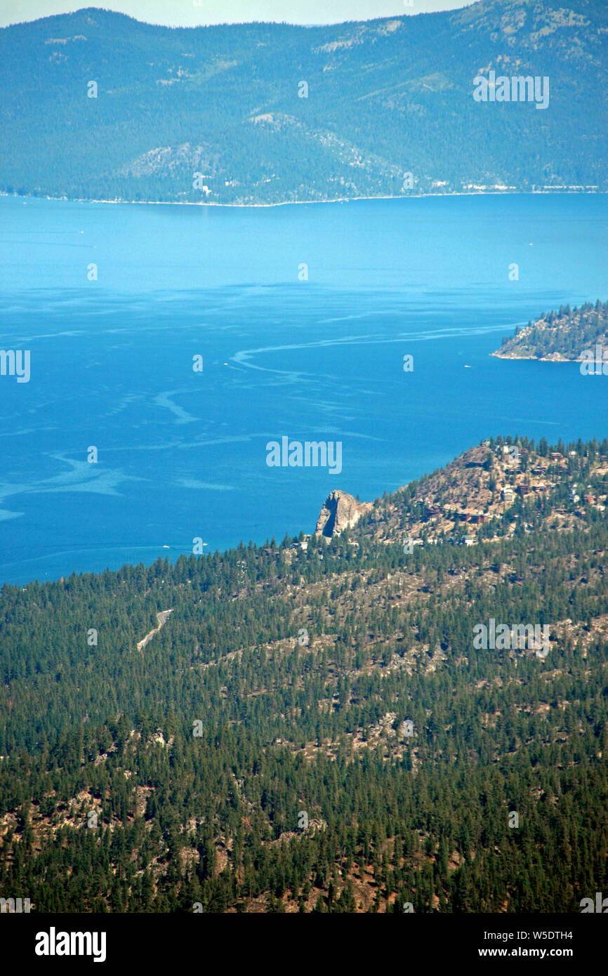 Lake Tahoe Californie Sierra Nevada Heavenly Banque D'Images