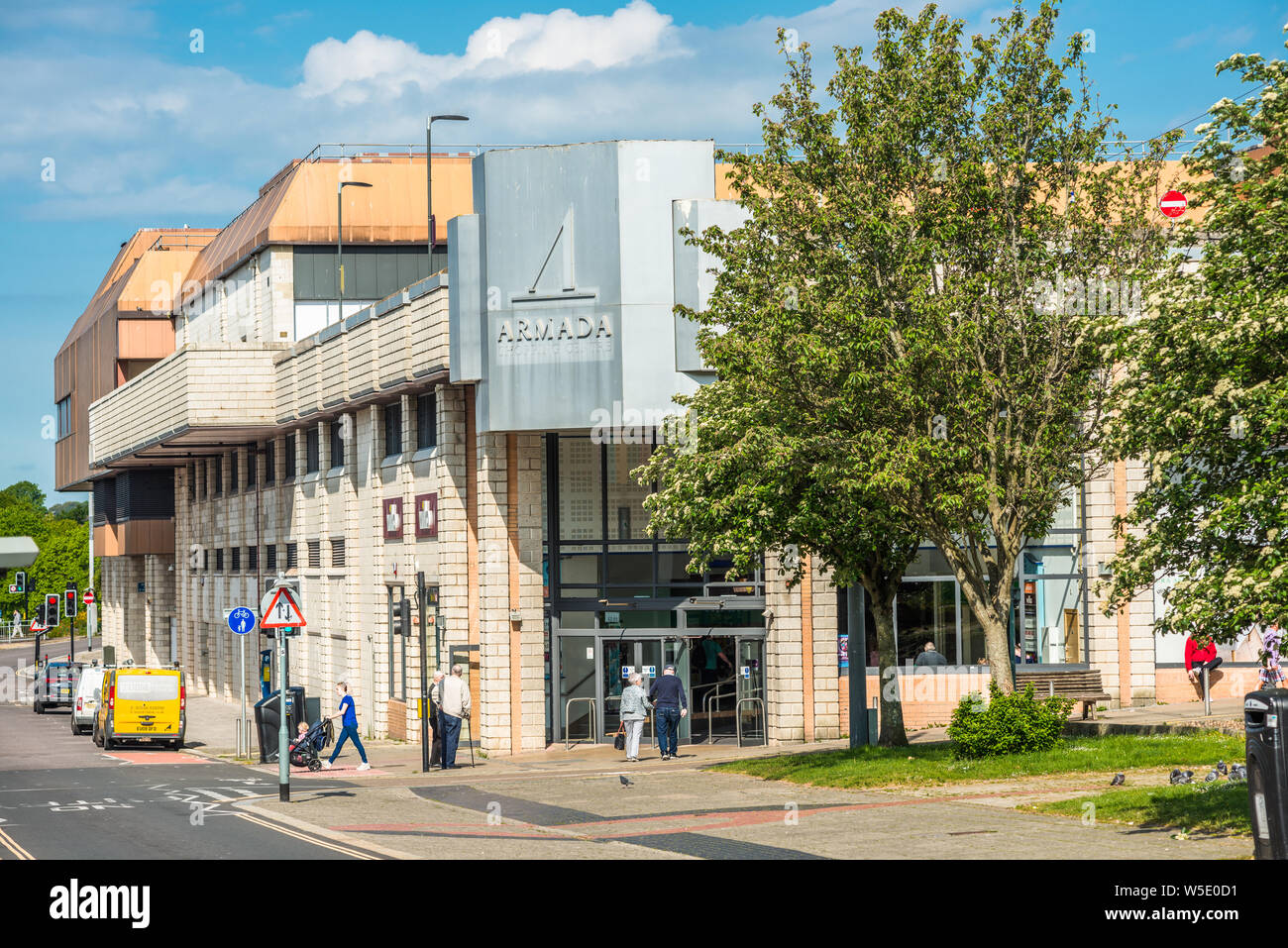 Armada centre commercial de centre-ville de Plymouth, Devon, Angleterre, Royaume-Uni. Banque D'Images
