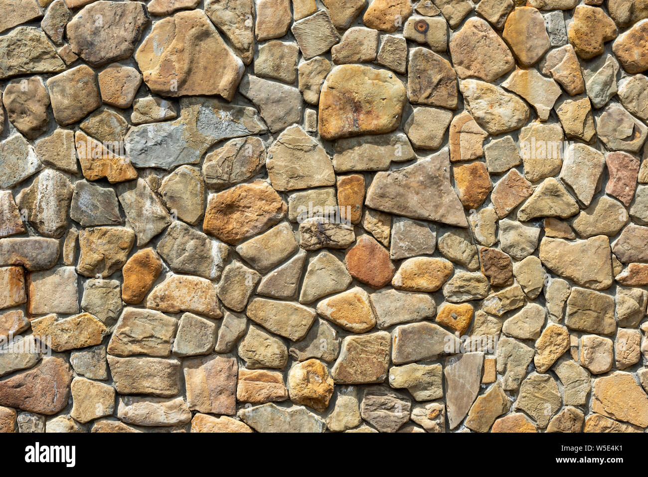Mur en pierres naturelles ou texture de clôture Banque D'Images