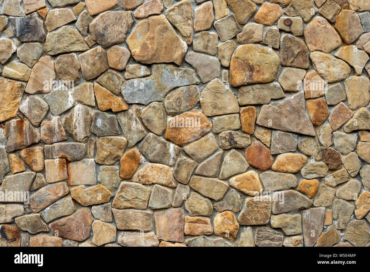 Mur en pierres naturelles ou texture de clôture Banque D'Images