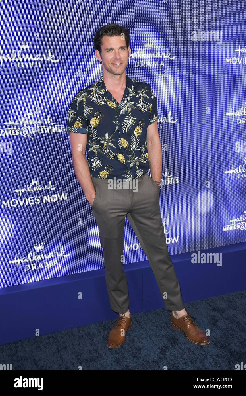 Kevin McGarry à The Hallmark Channel et marque les films et les Mystères de l'été 2019 TCA s'est tenue à Los Angeles, CA le Vendredi, juillet 26,2019. Photo de RPAC / PictureLux Banque D'Images