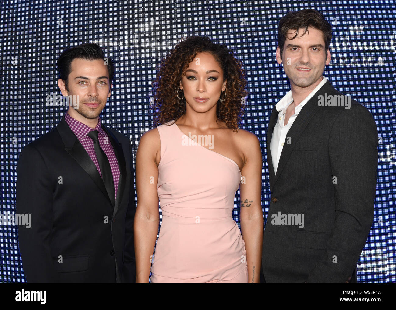 Blake d'argent, Chaley Rose et Joey Fikins assiste à l'Hallmark Channel et marque les films & Mystères de l'été 2019 à TCA Résidence privée, Los Angeles, Californie le 26 juillet 2019. Banque D'Images
