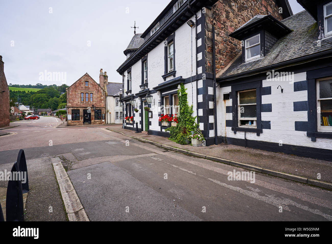 Pub écossais, Hôtel et restaurant, l'Anderson, à Fortrose, en Écosse. Banque D'Images