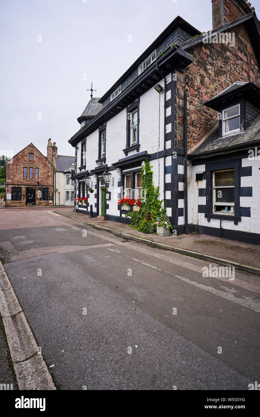 Pub écossais, Hôtel et restaurant, l'Anderson, à Fortrose, en Écosse. Banque D'Images