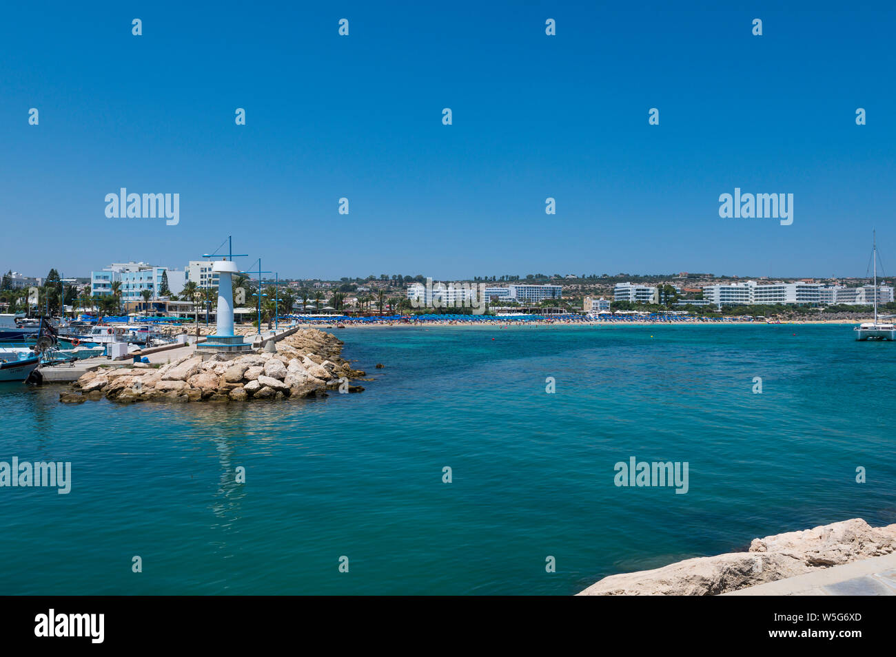 Port d'Ayia Napa, Ayia Napa, Chypre Banque D'Images