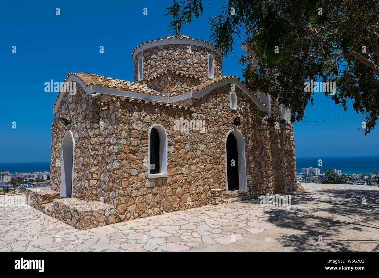 Église de Profitis Ilias, Protaras, Chypre Banque D'Images