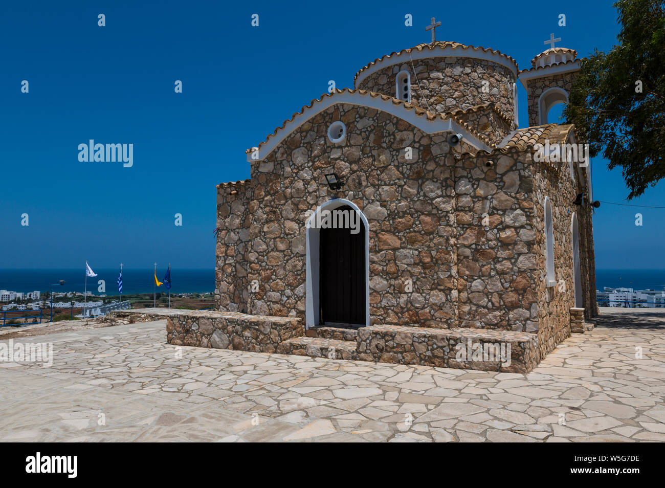 Église de Profitis Ilias, Protaras, Chypre Banque D'Images