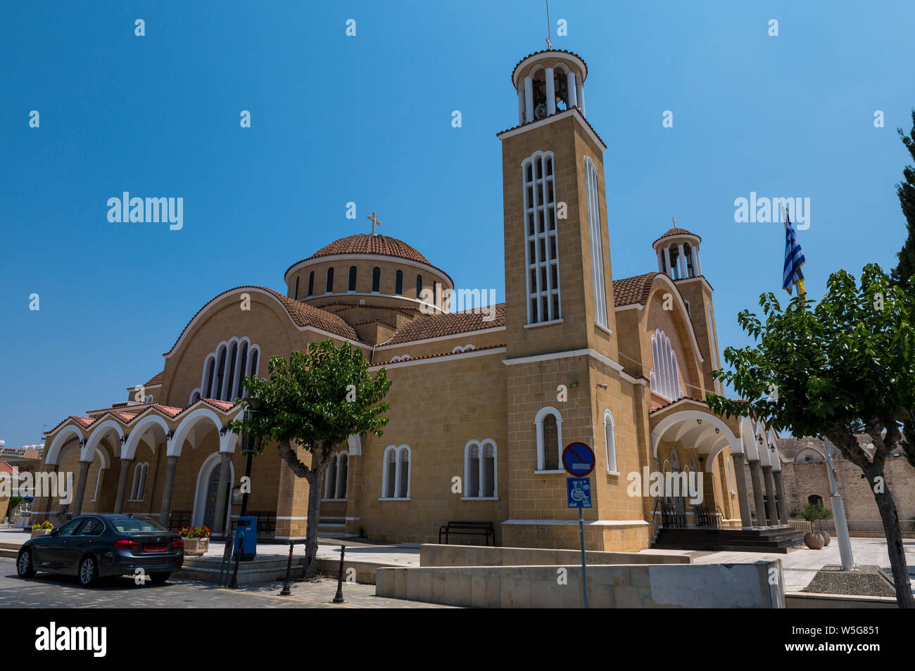 Église Agios Georgios, Paralimni, Chypre Banque D'Images