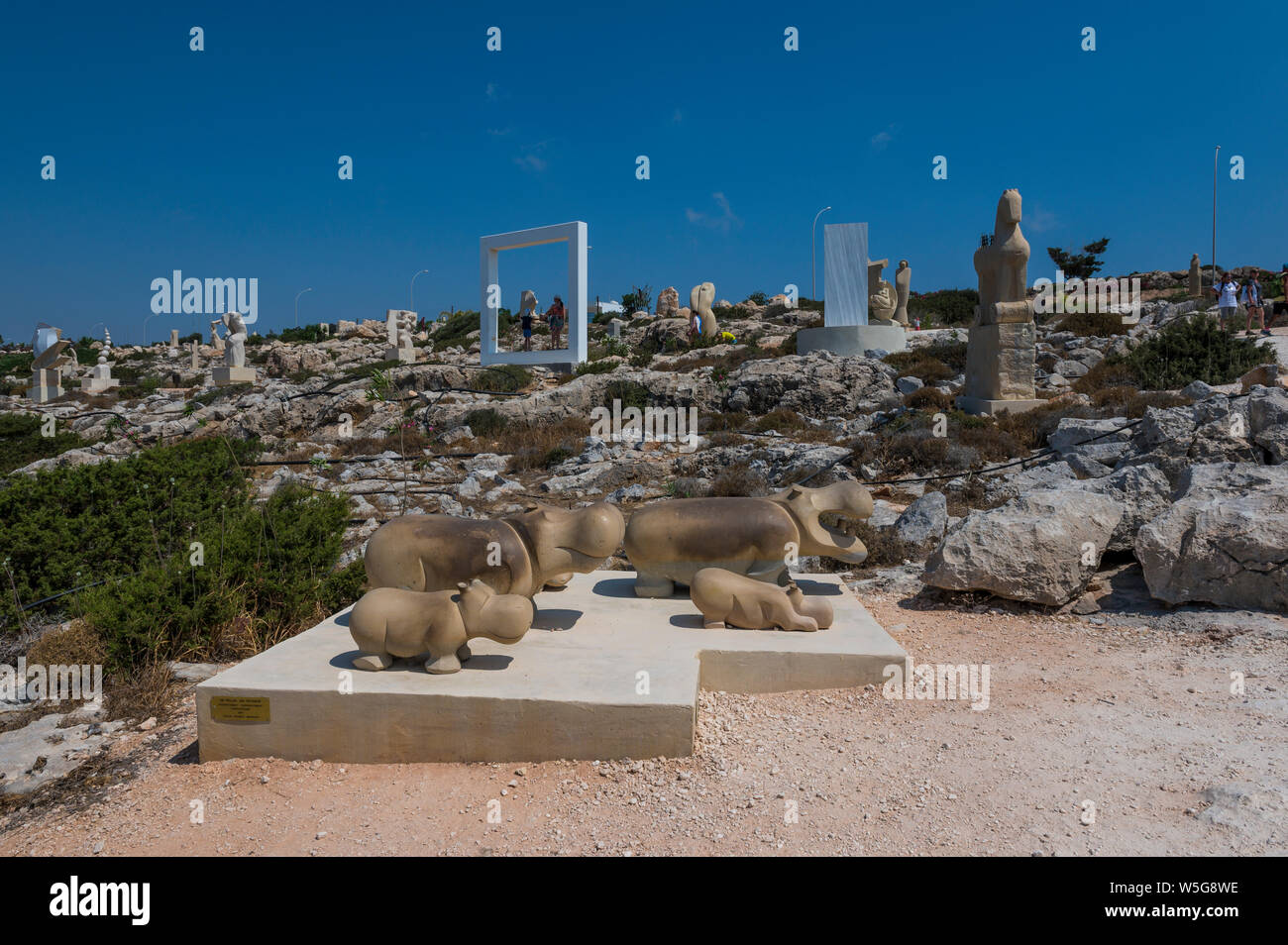 Parc de sculptures d'Ayia Napa, Chypre Banque D'Images