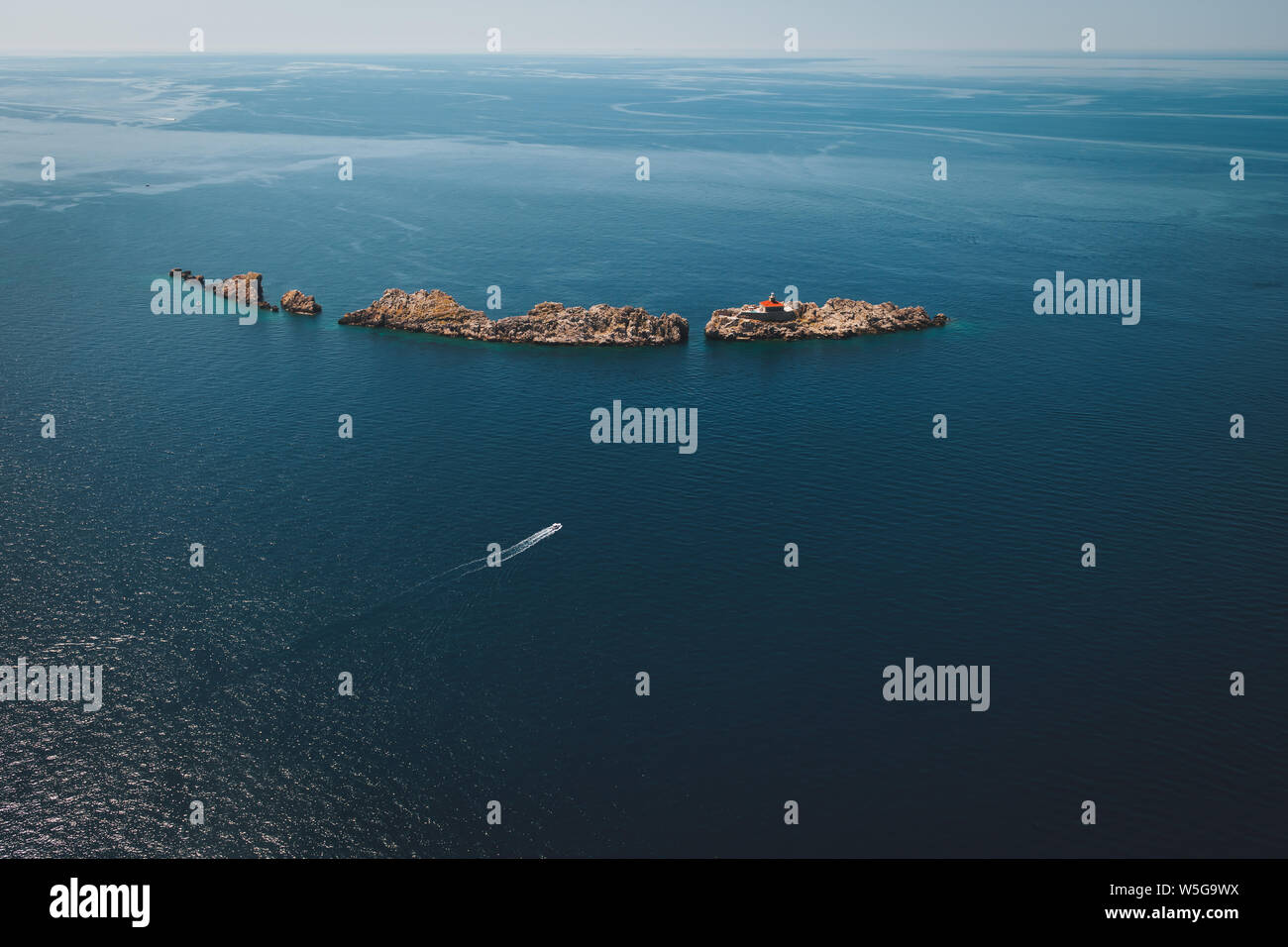 Vues aériennes de Dubrovnik, Croatie. Banque D'Images