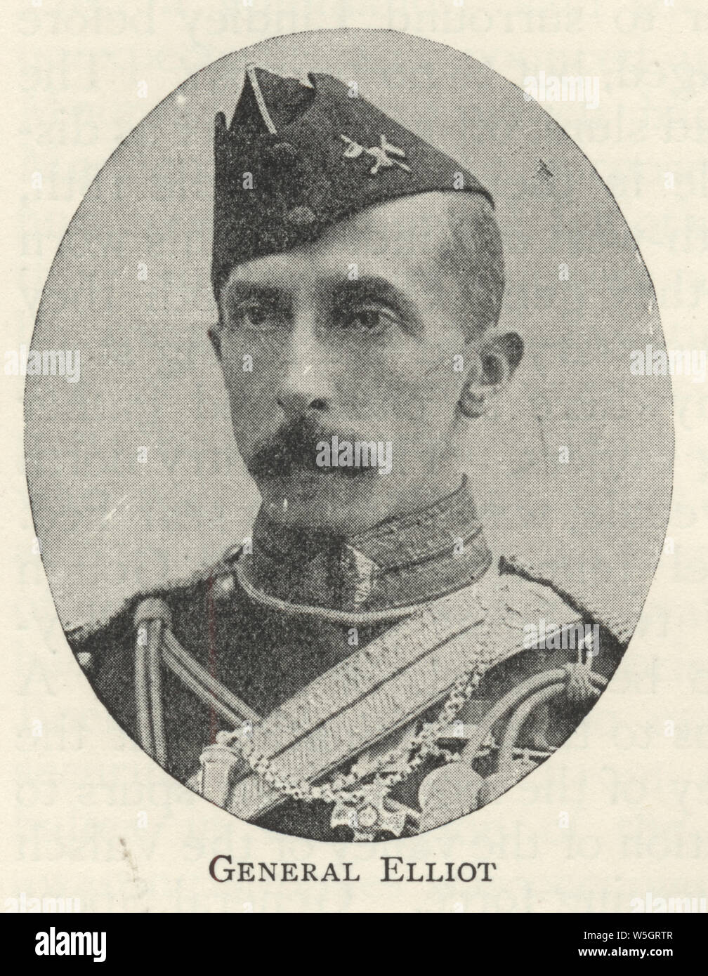 Le Lieutenant-général Sir Edward Locke, John HOUBLON John Elliot, KCB, DSO (28 janvier 1850 - 12 décembre 1938) était un général de l'armée britannique pendant la Seconde Guerre des Boers et de l'Inde. Banque D'Images