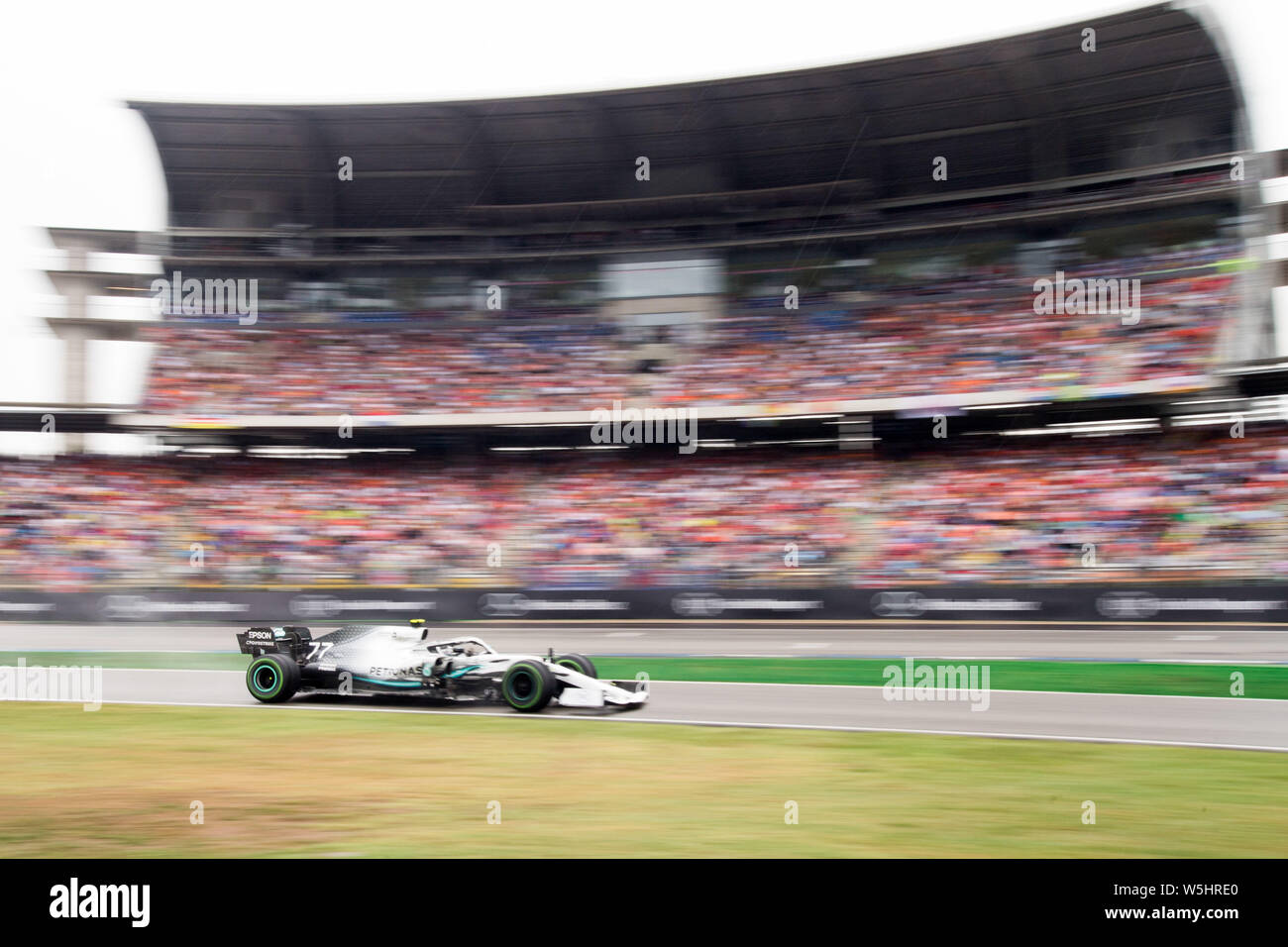 Hockenheim, Deutschland. 28 juillet, 2019. Valtteri Bottas (FIN, Mercedes-AMG Petronas Motorsport), action, course le 28.07.2019, Formule 1, Grand Prix d'Allemagne à Hockenheim/Allemagne à partir de 26.07. - 28.07.2019, saison2019, l'utilisation de crédit dans le monde entier | : dpa/Alamy Live News Banque D'Images