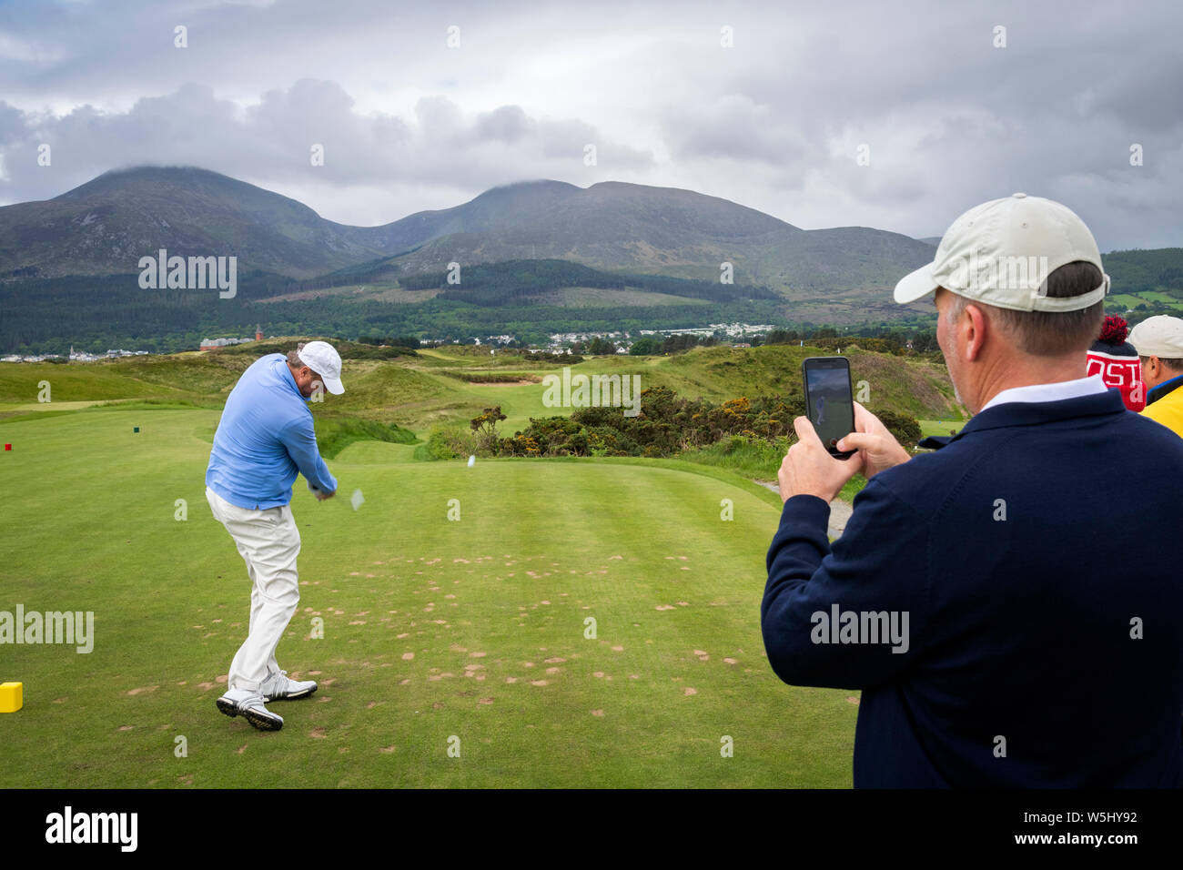 Royal County Down Golf Club Newcastle Irlande du Nord Banque D'Images