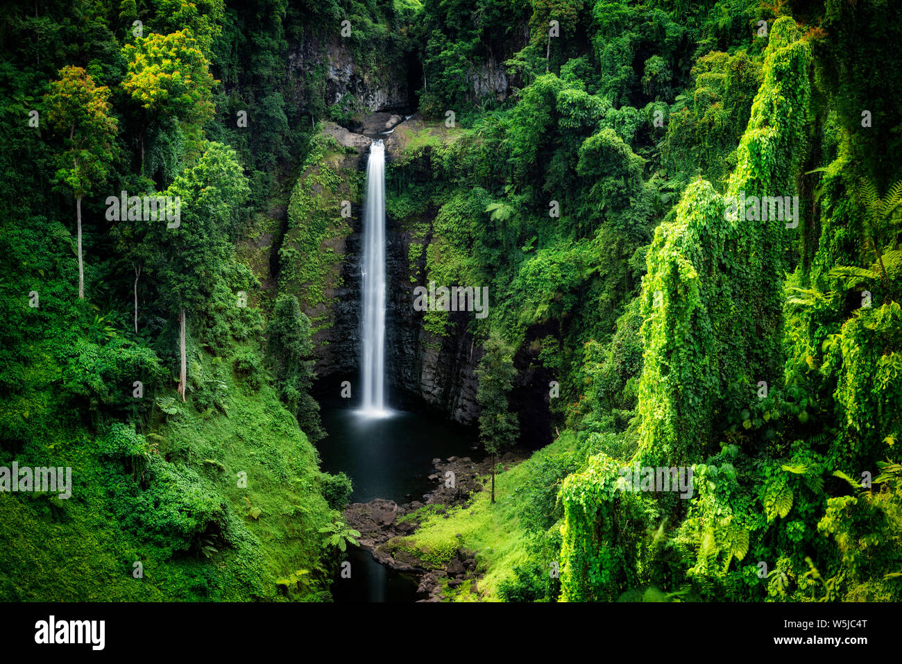 Sopoaga falls ; Western Samoa Banque D'Images