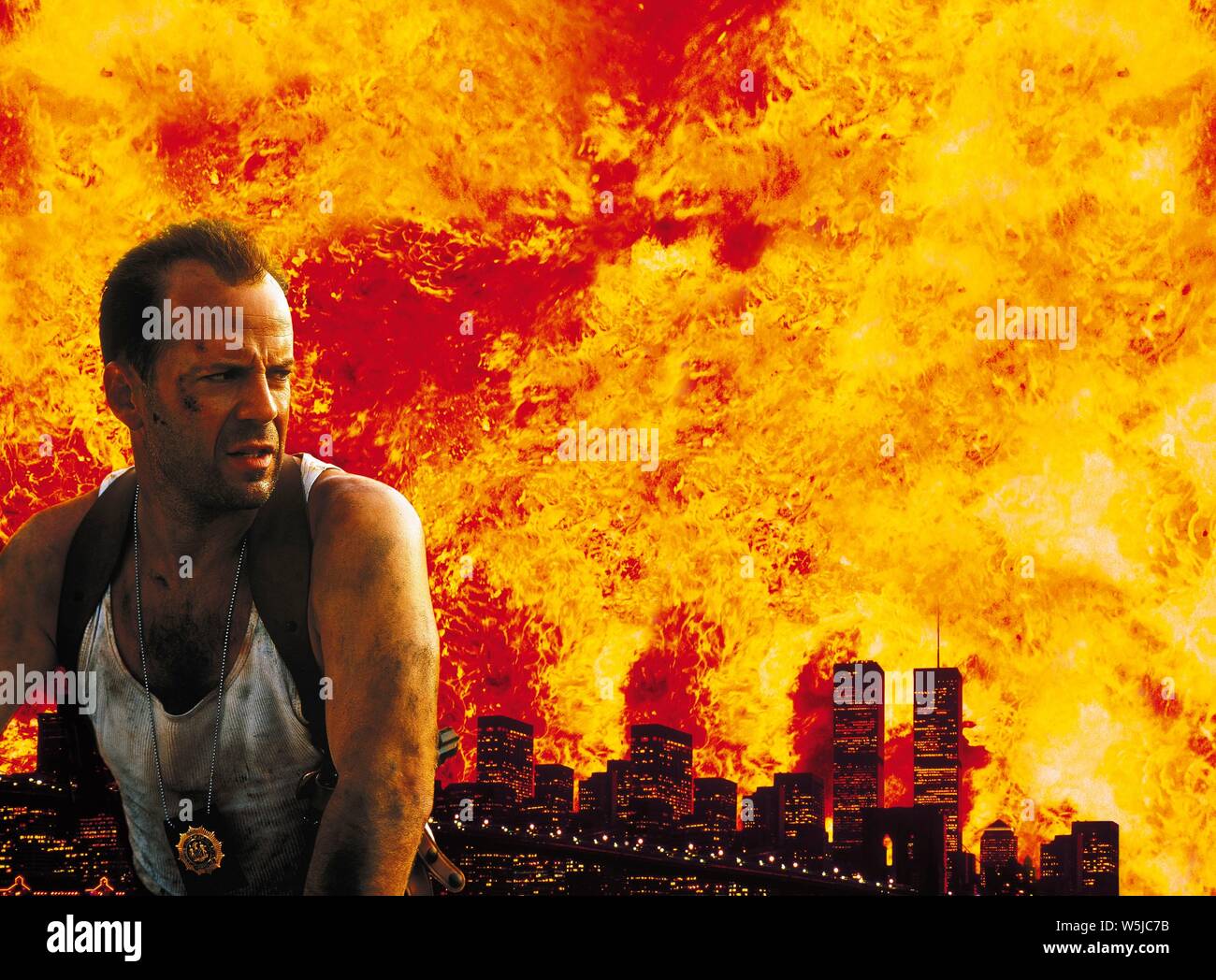 BRUCE WILLIS dans Die Hard : With A Vengeance (1995), réalisé par John MCTIERNAN. Credit : CINERGI PICTURES / Album Banque D'Images