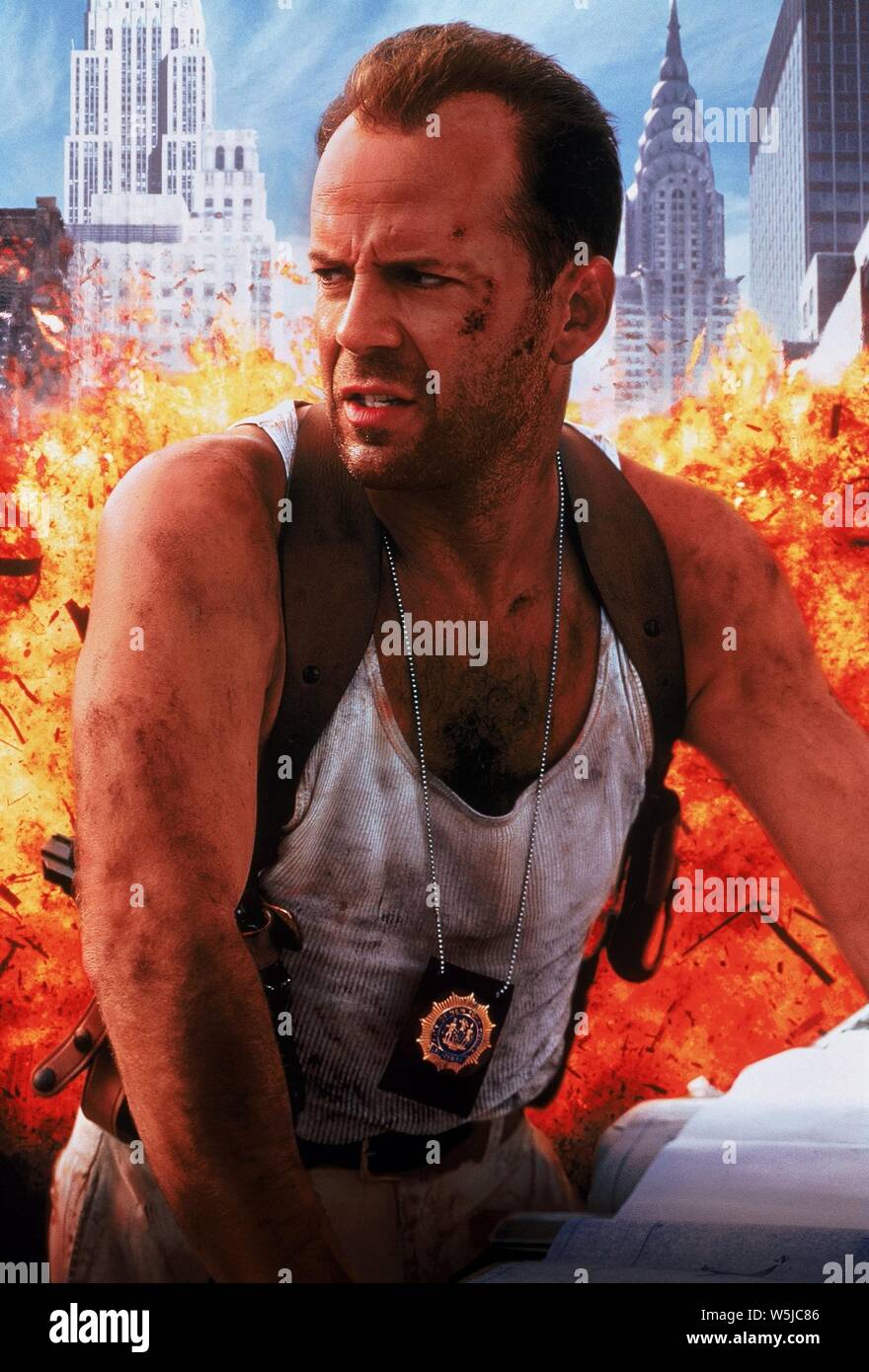 BRUCE WILLIS dans Die Hard : With A Vengeance (1995), réalisé par John MCTIERNAN. Credit : CINERGI PICTURES / Album Banque D'Images