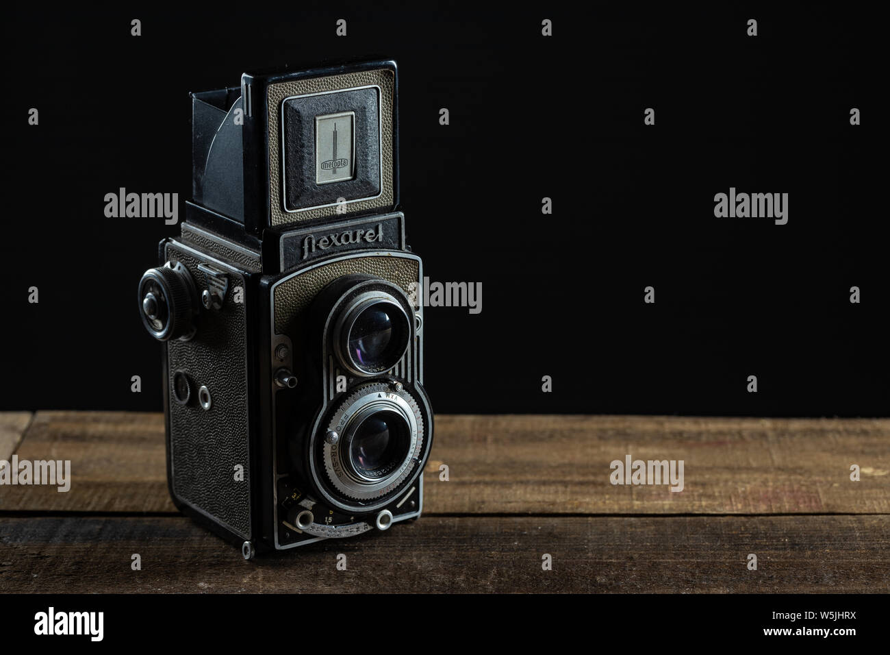 Ancien appareil moyen format Banque D'Images