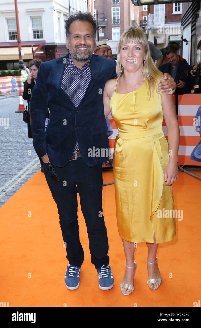 Sarfraz Manzoor, aveuglé par la lumière - UK, projection de gala Curzon Mayfair, London, UK, 29 juillet 2019, photo de Richard Goldschmidt Banque D'Images