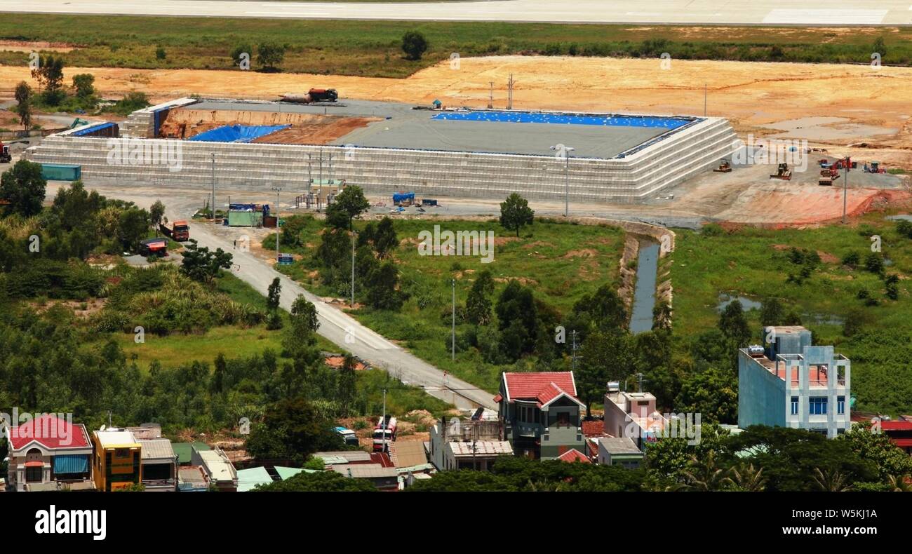 L'aéroport de Danang l'assainissement de l'environnement de la contamination par la dioxine Project (9275749218). Banque D'Images