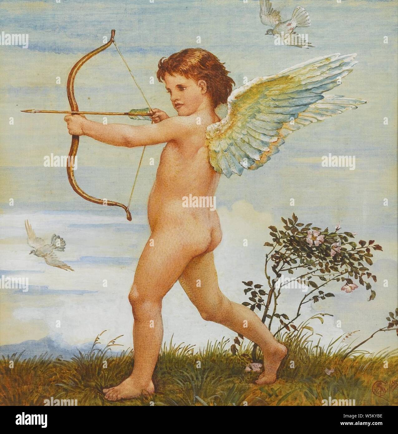 Flèche de Cupidon par Walter Crane. Banque D'Images