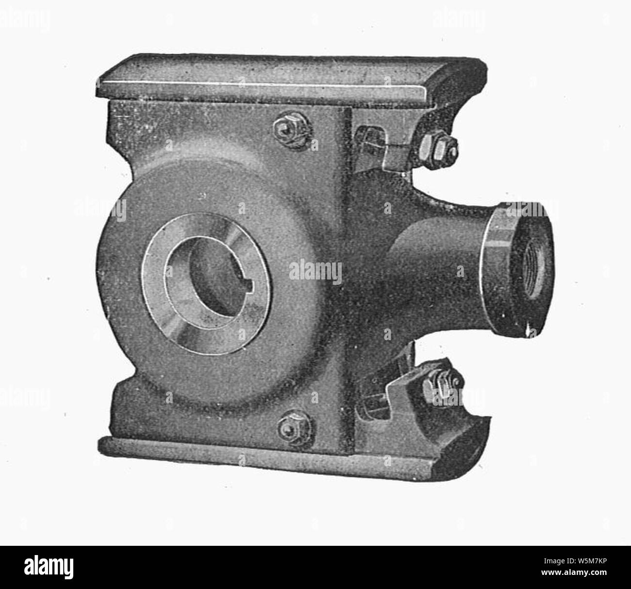 Traverse cylindrique (nouveau catéchisme de la machine à vapeur, 1904). Banque D'Images