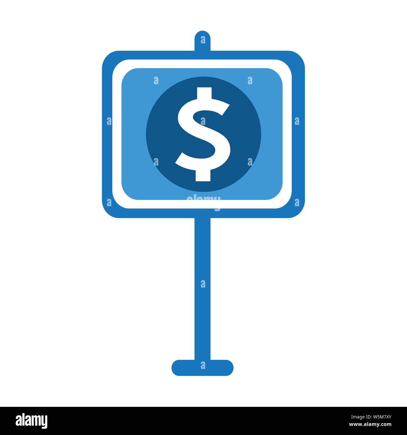 L'icône de l'argent Dollar Sign Illustration de Vecteur