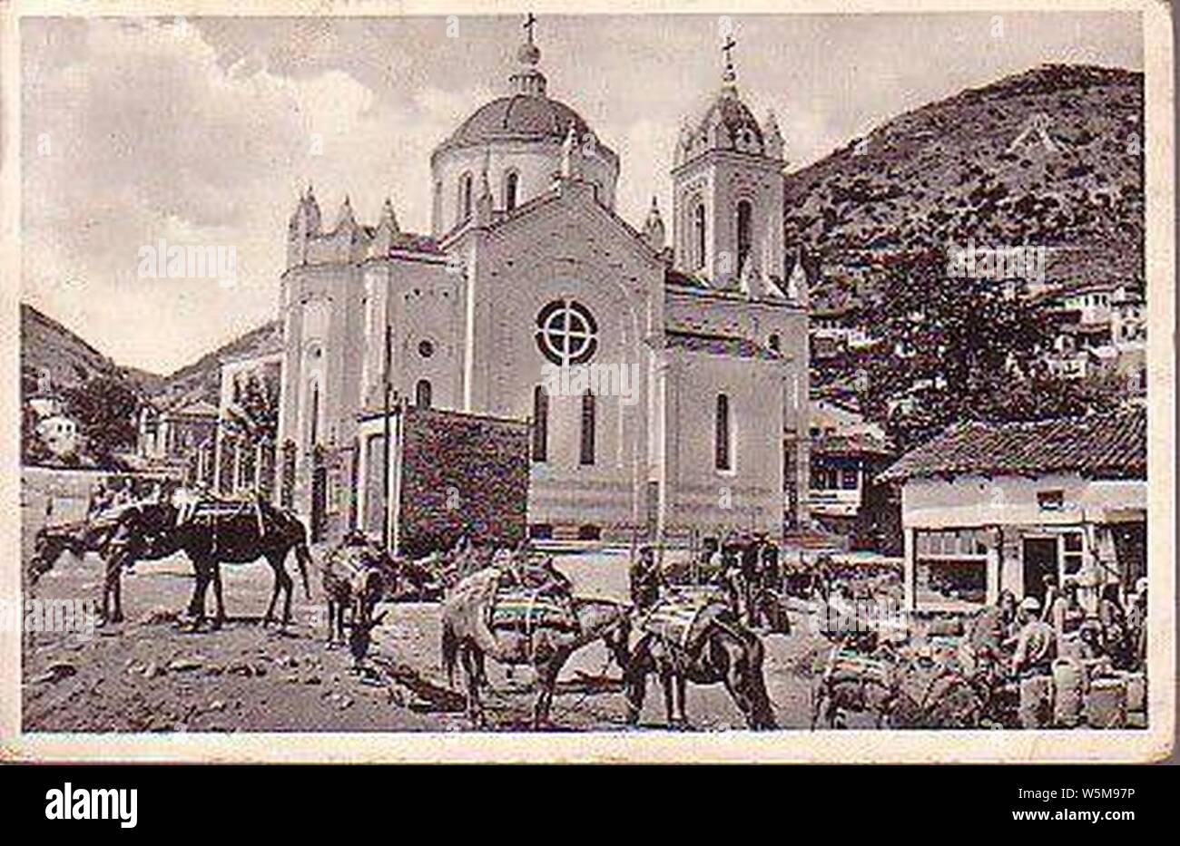 Cyrille et Méthode Church à Strumica début 20 siècle. Banque D'Images