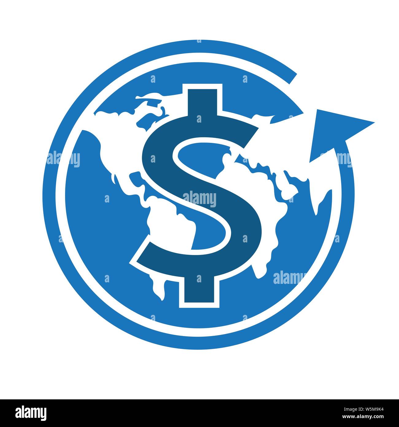 L'icône de l'argent Dollar Sign Illustration de Vecteur