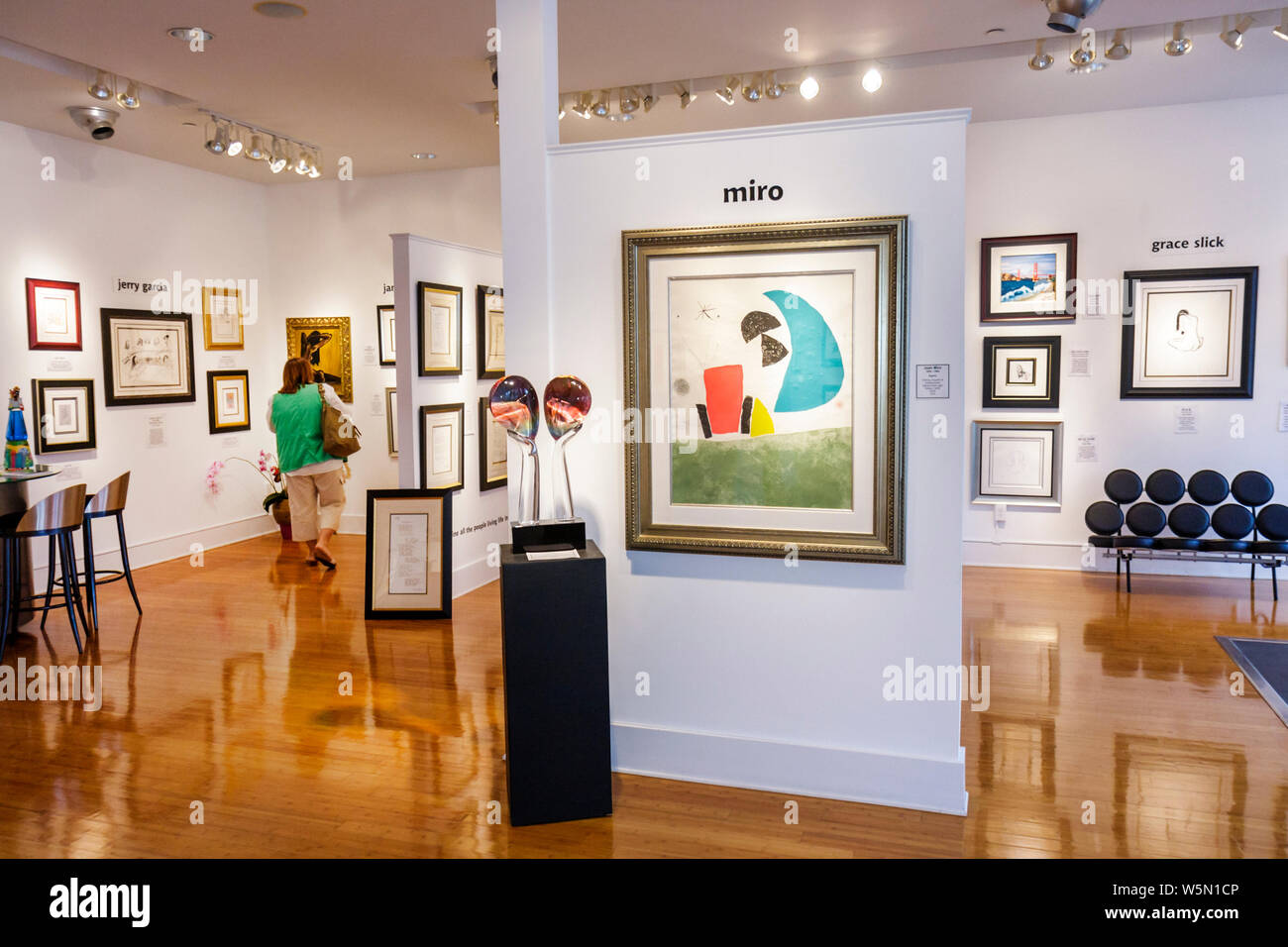 West Palm Beach Florida,Clematis Street,Legacy Fine Art Gallery,shopping shopper shoppers magasins marché marchés achats vente, vente au détail Banque D'Images