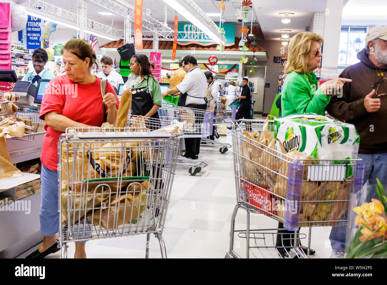 Floride,Palm Beach County,Palm Beach,Publix Grocery Store,supermarché,entreprise,shopping shopper shoppers magasins marché achats s Banque D'Images