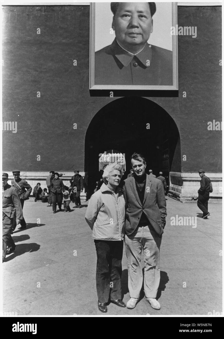 George Bush comme United States Liaison avec la Chine ; 1974-1975 Banque D'Images