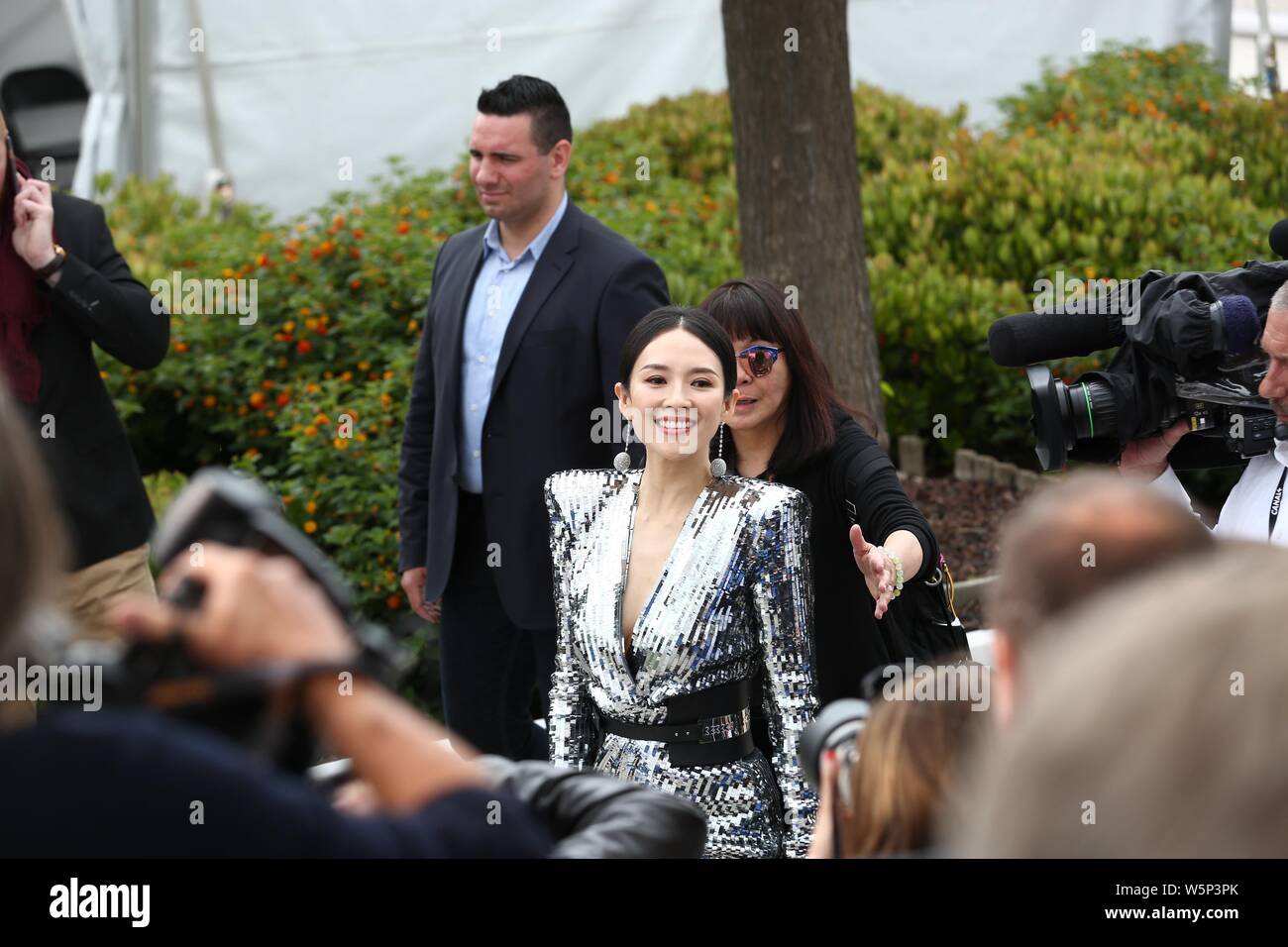 L'actrice chinoise Zhang Ziyi pose lors d'un photocall du 72e Festival International du Film de Cannes à Cannes, France, 21 mai 2019. Banque D'Images