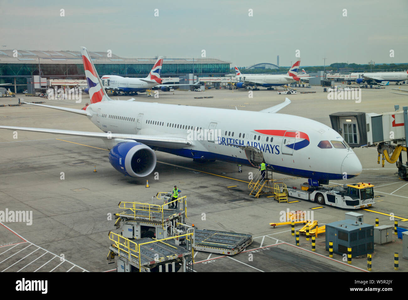 Rêve de British Airways au terminal 5, Heathrow airport , , Londres Banque D'Images